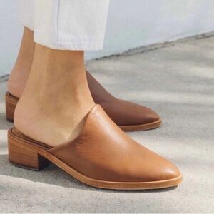 Soludos Venetian Mule Tan Leather Size 7 Women’s